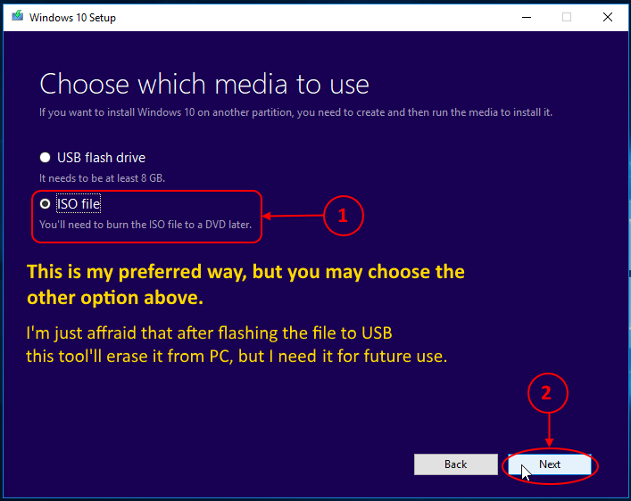 Media creation tool