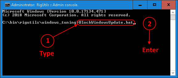 Block Windows Update.bat