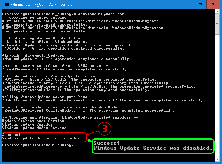 Block Windows Update.bat