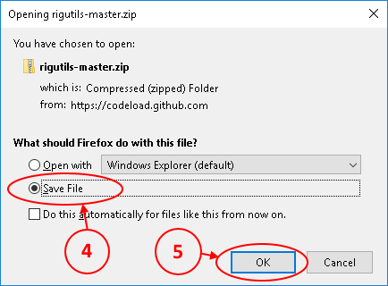 Rigutils installation