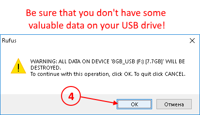 Creating bootable USB drive