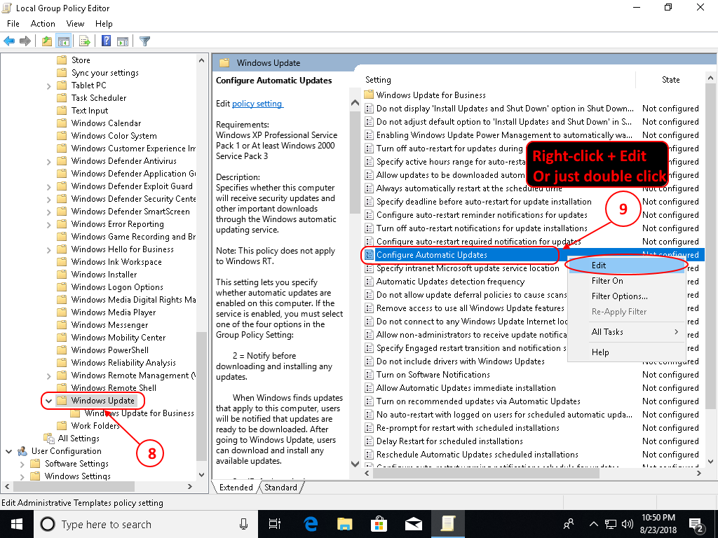 Block Windows Update
