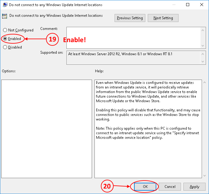 Block Windows Update