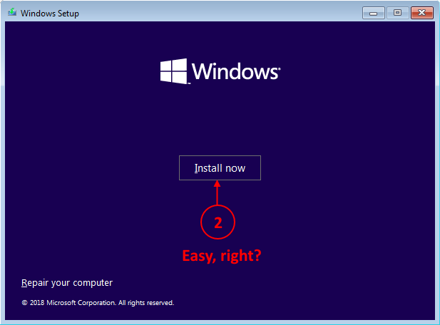 Install Windows