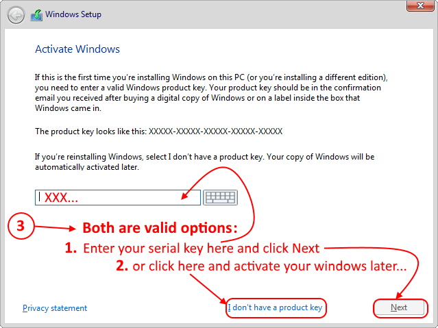 Install Windows