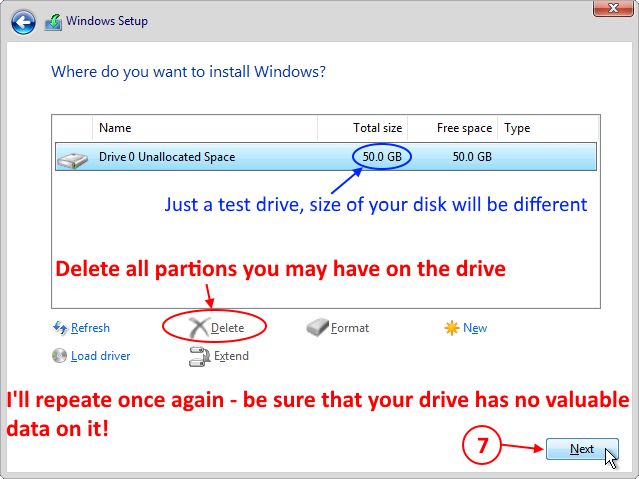 Install Windows